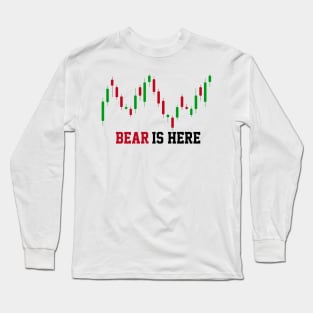 Stock Market Bear Day trader Long Sleeve T-Shirt